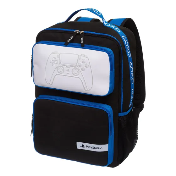 Mochila Playstation Pacific High Level Escolar Costas Alça Cor Preto