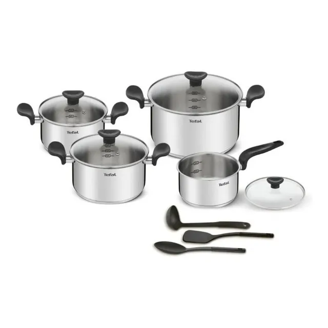Set De Ollas Acero Inoxidable T-fal Primary 11 Pz