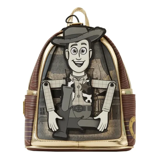 Mini Mochila Loungefly Toy Story Woody Sepia