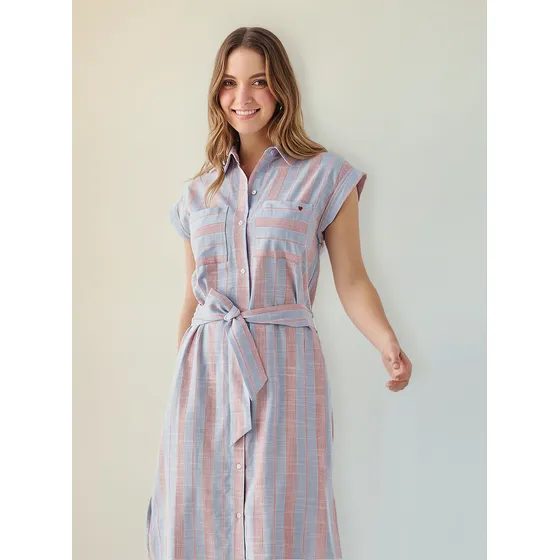 Vestido Esprit 699f018 Azul Claro