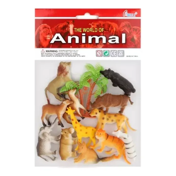 Animales Salvajes Pequeños X 12 Bolsa