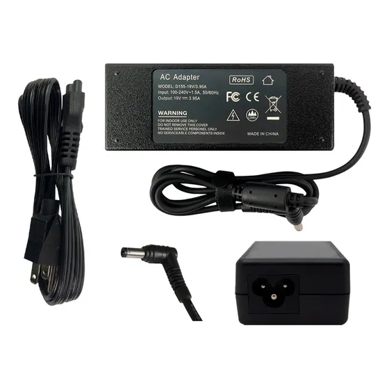 Cargador Toshiba 19v 3.95a Pta 2.5mm Pa-1750-24 Pa3432u-1aca