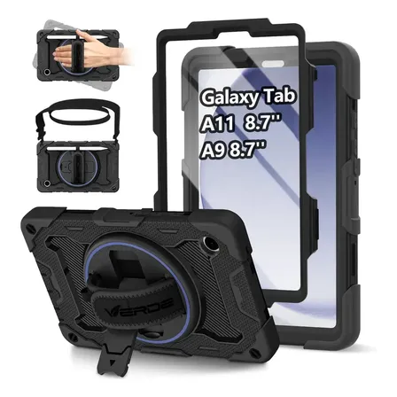 Capa Á Prova De Queda 3 Em 1 Para Galaxy Tab A11/ A9 8.7pol