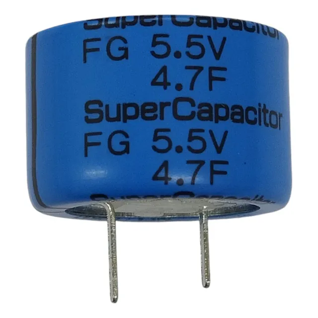 Capacitor Supercap 4,7f X 5,5v 29x20mm - Kit C/ 06 Pçs