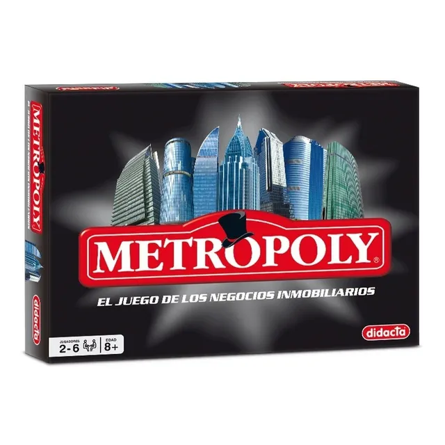 Juego De Mesa Metropoly Didacta Con Barrios De Montevideo