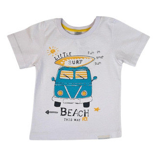 Remera Bebe Manga Corta Estampa Paul Carty Remera Bebe Manga Corta Estampa Paul Carty