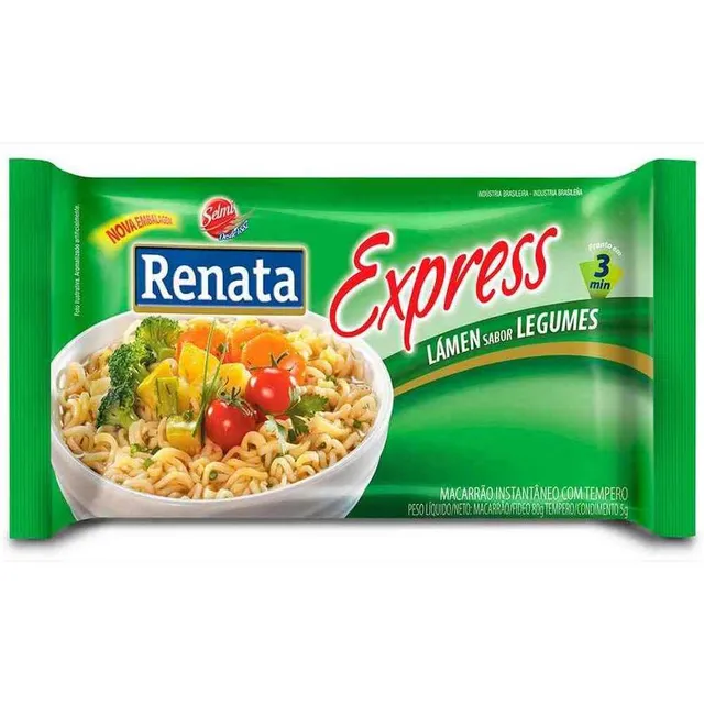 Fideo Express Verduras Renata 85g - 3403607 - 50 Unid