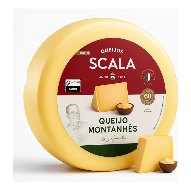 Queijo-parmesão Scala Montanhês Meia Forma 3kg 
