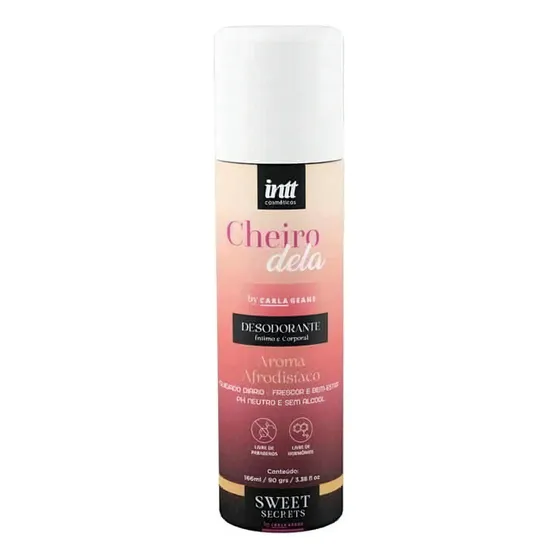 Desodorante Intt Cheiro Dela Intimo 166ml Carla Geane