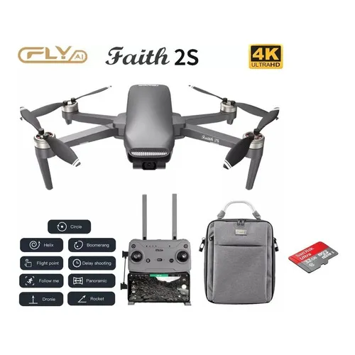 Drone C-Fly C-FLY 2S Faith 2s C-FLY FAITH 2S con cámara 4K plateado 5GHz 1 batería