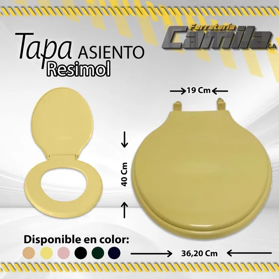 Tapa Asiento Resimol / Manaplas / Colores Surtidos /