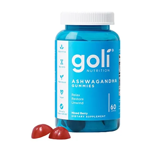 Goli Ashwagandha Apos; Vitamina D Gummy - 60 Cuentan Bzckm