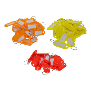 Paquete De 150 Etiquetas De Plástico Para Llaves, Anillos Paquete De 150 Etiquetas De Plástico Para Llaves, Anillos