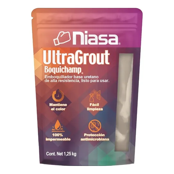 Emboquillador Boquichamp Ultragrout Pisos Y Muros Beige