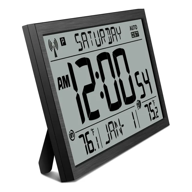 Hodik Reloj Pared Atomico Temperatura Interior Exterior Gran
