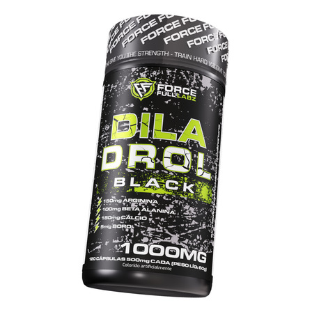 Diladrol Black Vasodilatador 120 Cápsulas Importado - Arginina, Beta Alanina, Cafeina, Boro | Force Full Labz Diladrol Black Vasodilatador 120 Cápsulas Importado - Arginina, Beta Alanina, Cafeina, Boro | Force Full Labz