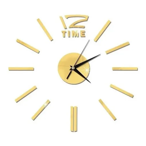 Reloj Pared Quartz 3d Minimalista Moderno Decoracion Grande