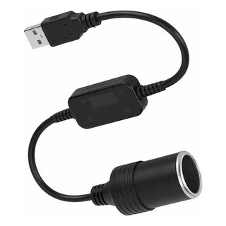 Adaptador De 5 V A 12 V For Encendedor De Coche, Macho A He Adaptador De 5 V A 12 V For Encendedor De Coche, Macho A He