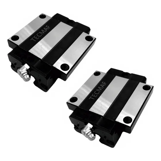 Kit 2 Unidades Patim Para Guia Linear 20mm Com Aba Tecmaf