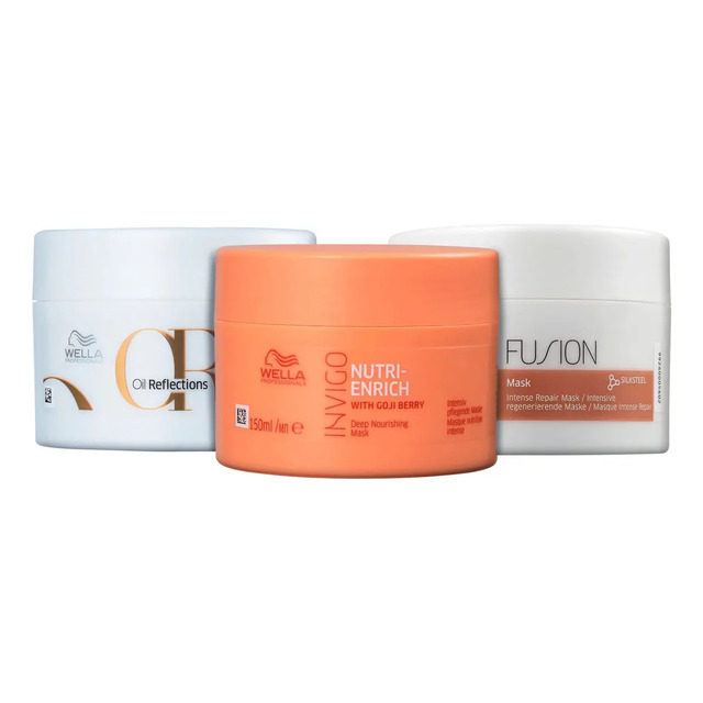 Kit Wella Cronograma Capilar Fios Perfeitos (3 Produtos) Blz