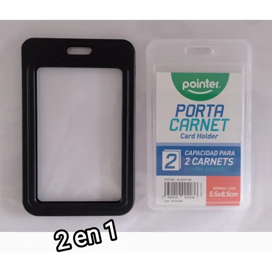 Porta Carnets O Funda De Plástico 