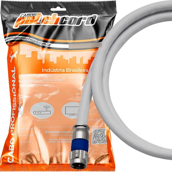 Cabo Tv Net Coaxial 95% De Malha O Melhor Pronto 1 Metro