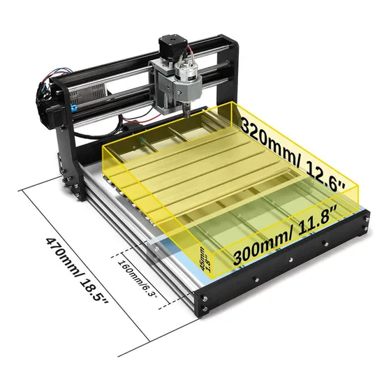 Cnc 3018 Pro Con Extensión 3040 Y Motor Genmitsu 20.000 Rpm