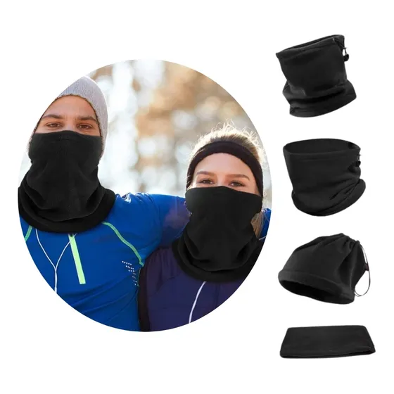 Gorro Bufanda Cuello Abrigo Deportivo Polar