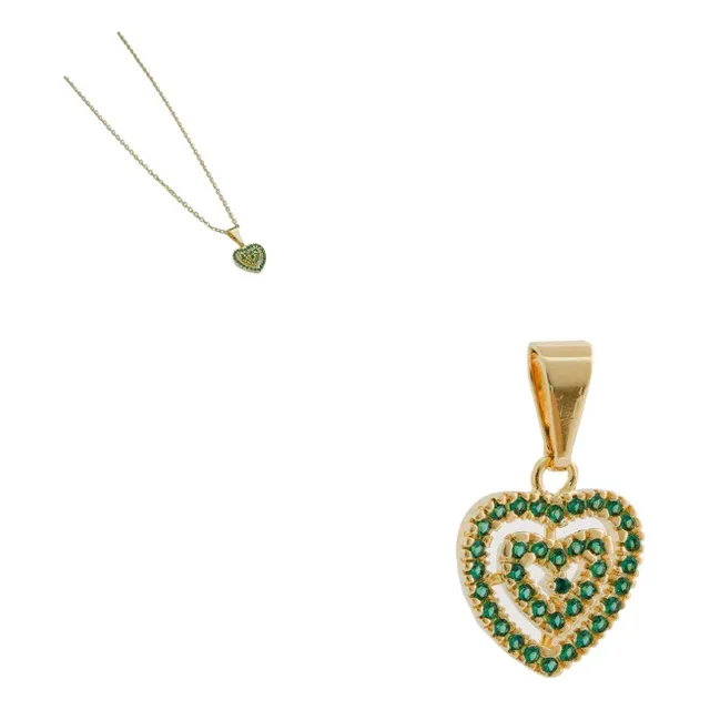 Dije Corazón Eterna Love Oro Laminado 18k