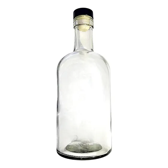 Botella Vidrio Mezcalera Tequilera 750 Ml 2 Pzs Mayoreo
