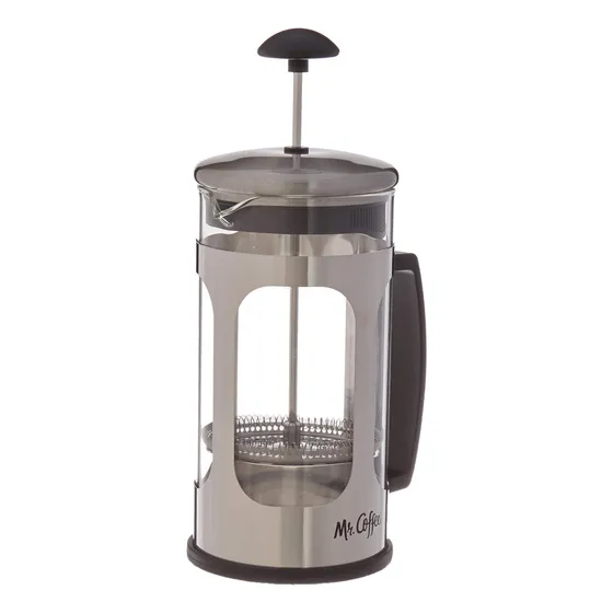Prensa Para Cafe Mr Coffee Daily Brew 887 Ml De Vidrio Metal