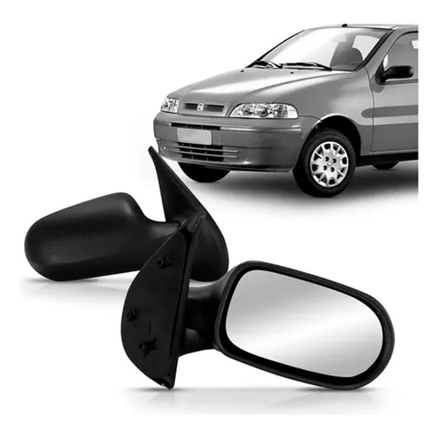 Retrovisor Palio G2 2001 2002 2003 2 Portas Fixo