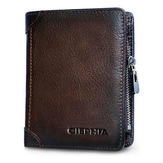 Ciephia Carteras Plegables De Cuero Genuino Con Bloqueo Rfid Ciephia Carteras Plegables De Cuero Genuino Con Bloqueo Rfid
