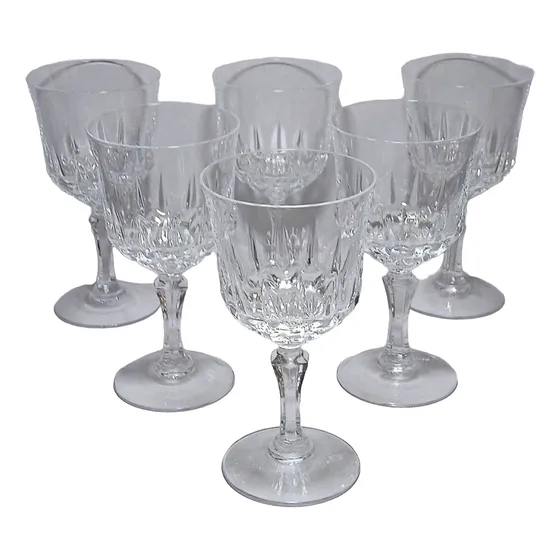 Juego De 6 Copas En Cristal D´arques 14,50 Cms