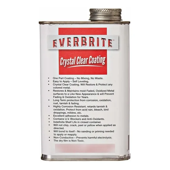 Everbrite: Recubrimiento Protector Transparente Para Metal