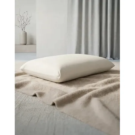 Travesseiro Nasa Slim Ergonômico Para Fronhas 50x70cm Branco B&g Viscoelastico Antialérgico E Antiacaro - Conforto Macio