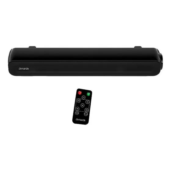 Soundbar Aiwa Audio 2.0 30wrms Bluetooth Fixar Parede Preto