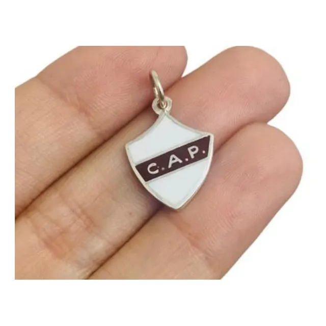 Dije Escudo Platense Plata Mediano Futbol Regalo