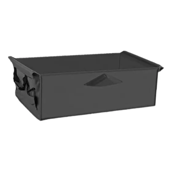 Bolsa De Tela Para Carrito De Compras, Negro 80cmx46cmx27cm