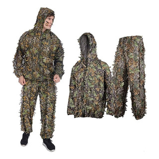Trajes De Camuflaje Ghillie Para Exteriores, 3d Con Capucha Trajes De Camuflaje Ghillie Para Exteriores, 3d Con Capucha