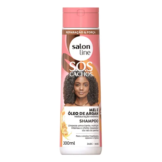 Shampoo S.o.s Cachos Mel Cachos Intensos Salon Line 300ml
