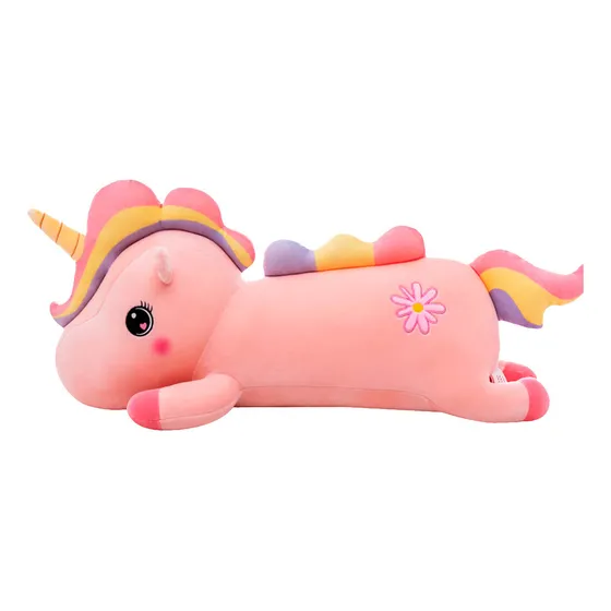 Peluche Unicornio Almohada Gigante 80cm Niños Bebes - El Rey