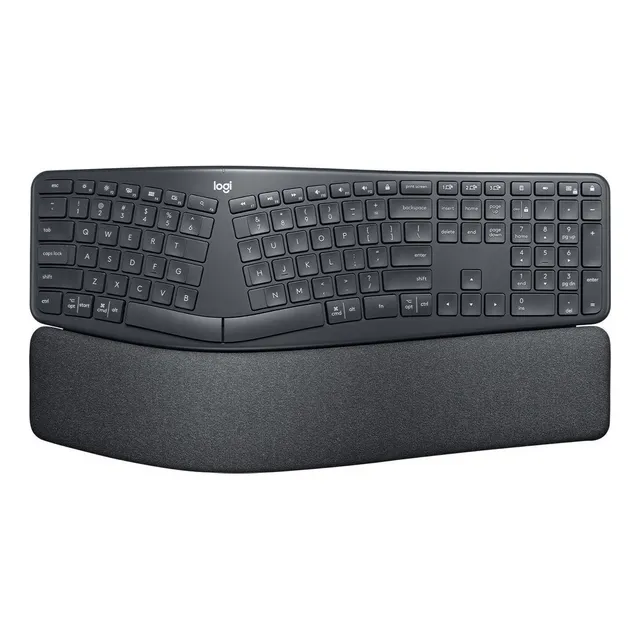 Teclado bluetooth Logitech Ergo Series QWERTY español color negro