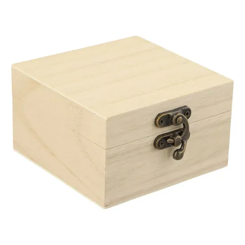 3 Wooden Box 8 X 8 X 4.5 Cm | MercadoLivre