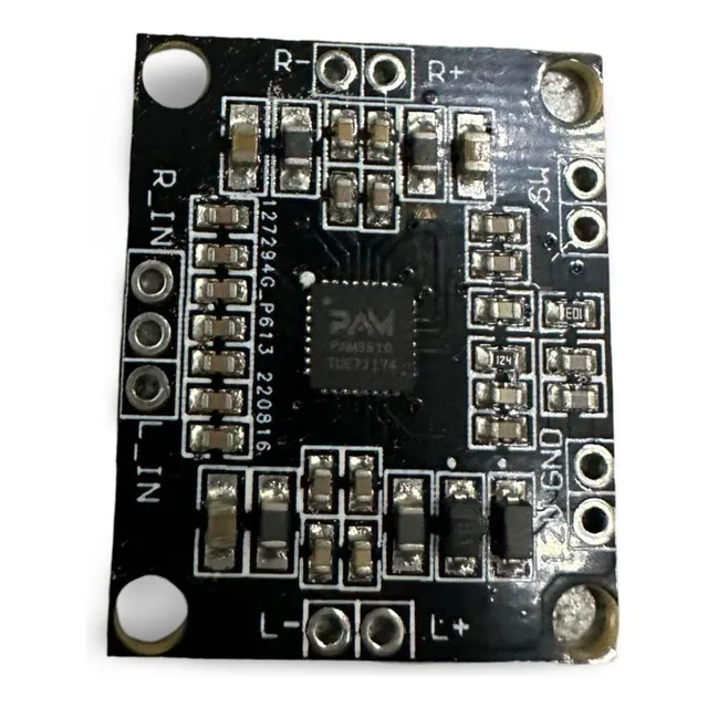 Modulo Amplificador De Audio Estereo 10w Pam8610 12v