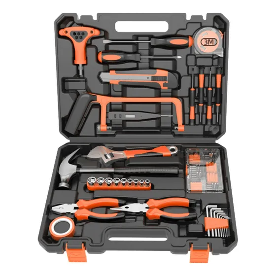 Set 135 Piezas Herramientas Manuales + Maletín Portátil Negro