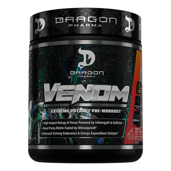 Dragon Pharma Venom Pre-entrenamiento 40 Serv 196g Original