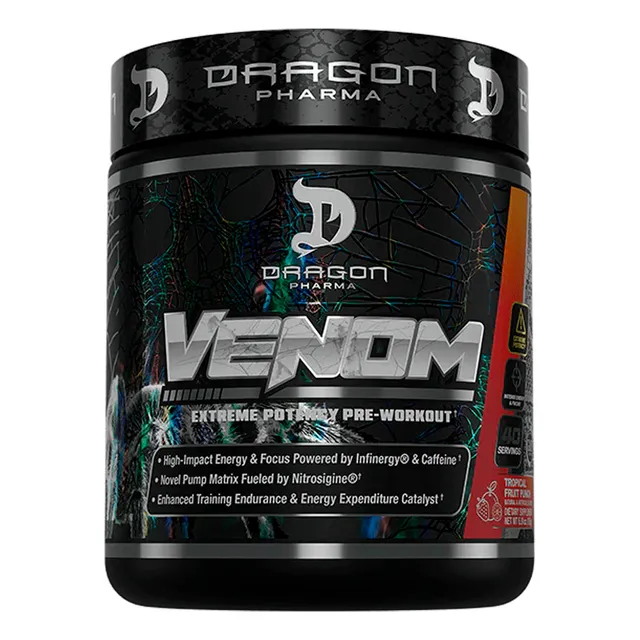 Dragon Pharma Venom Pre-entrenamiento 40 Serv 196g Original