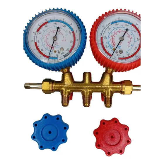 Manilla Para Manómetro Manifold Refrigeración 2 Unidades