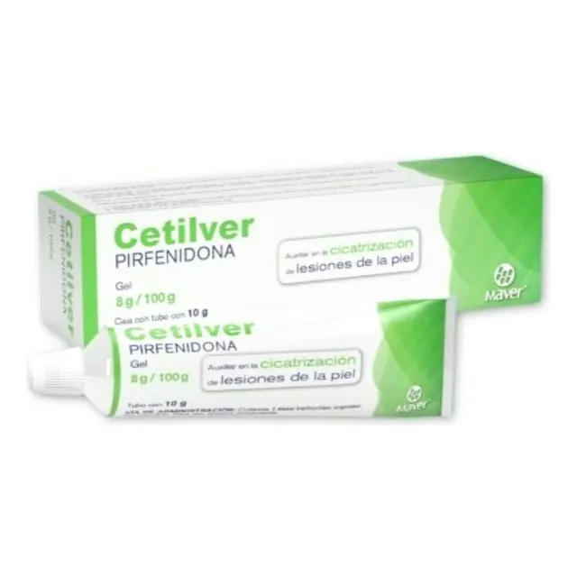 Pirfenidona Gel Cetilver Genérico De Kitoscell Tubo Con 10 G